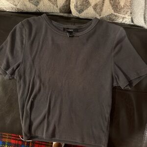 Forever 21 Grey/Black Women's Top